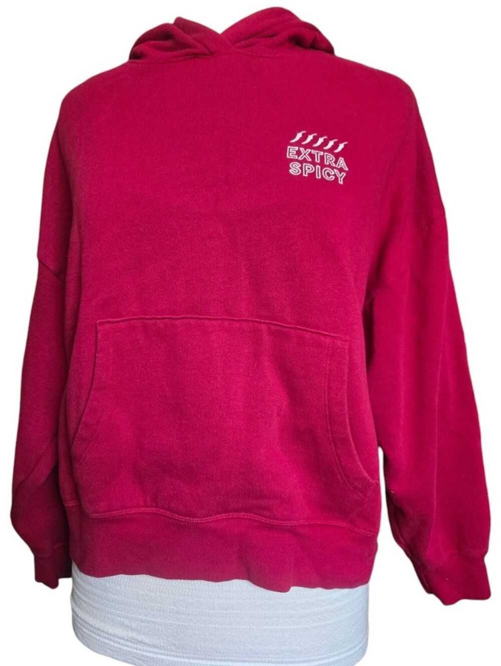 Limited Edition Victoria's Secret PINK "Extra Spicy" Campus Hoodie - L